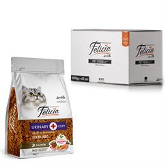 Felicia Kolajenli Somonlu Az Tahıllı Kısırlaştırılmış Kedi Maması HypoAllergenic Kedi Maması 1 KG