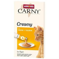 Animonda Snack Carny Tavuk & Taurin Kedi Kreması 6 X 15 Gr