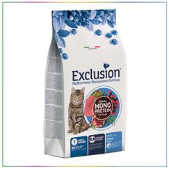 Exclusion Düşük Tahıllı Monoprotein Ton Balıklı Yetişkin Kedi Maması 12 kg