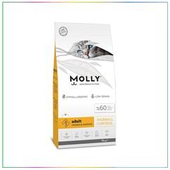 Molly Hairball Düşük Tahıllı Tavuklu Yetişkin Kedi Maması 15 Kg