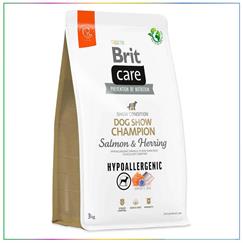 Brit Care Hypoallergenic Dog Show Champion Somonlu Ringa Balıklı Yetişkin Köpek Maması 3 Kg