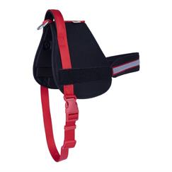 Doggie Kontrol Köpek Göğüs Tasması XL 70-85cm Kırmızı-Siyah