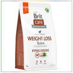 Brit Care Hypo-Allergenic Weight Loss Tavşan Etli Kilo Dengeleyici Yetişkin Köpek Maması 3 Kg