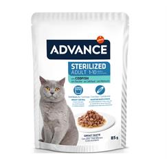 Advance Balıklı Yetişkin Yaş Kedi Maması 85 GR