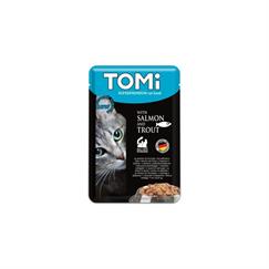 Tomi Kedi Somon & Alabalık Pouch Mama 100gr
