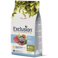 Exclusion Monoprotein Ton Balıklı ve Narlı Düşük Tahıllı Orta Irk Yavru Köpek Maması 3kg