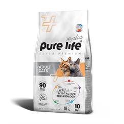Purelife Plus Somonlu Yetişkin Kedi Maması 10KG