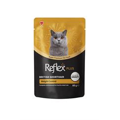 Reflex Plus Britsh Shorthair Yetişkin Kedi Konservesi 85gr