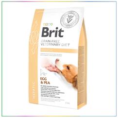Brit Veterinary Diet Hepatic Karaciğer Yetmezliği olan Köpekler için Tahılsız Köpek Maması 2 Kg