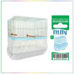 Fit Fly Lüx Kaymaz Kapalı Kuş Kafesi Tülü Large 70x30x30cm