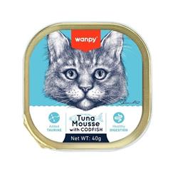 Wanpy Alutray Ton Balıklı ve Tavuklu Pate Yetişkin Kedi Konservesi