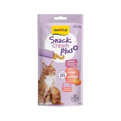 Gimcat Snack Cream Senior Somonlu & Balkabaklı Kedi Ödülü 6 X 15 Gr