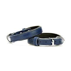 Doggie Deri Boyun Tasması Small ROYALBLUE