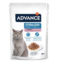 Advance Yetişkin Hindili Yaş Kedi Maması 85 GR