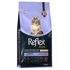 Reflex Plus Anti Hairball Somonlu Kısırlaştırılmış Kedi Maması 1.5kg