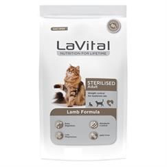 LAVİTAL KUZU ETLİ STERİLSED YETİŞKİN KEDİ MAMASI 1 KG