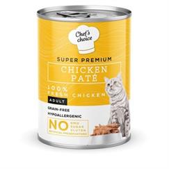 Chef's Choice Tavuklu Kıyılmış Yetişkin Kedi Konserve Maması 400 Gr