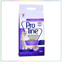 Proline Süper Topaklanan İnce Taneli Lavanta Kokulu Bentonit Kedi Kumu 10 Lt