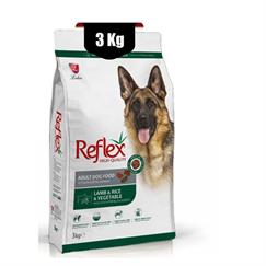 Reflex Kuzulu Etli, Pirinçli ve Sebzeli 3 kg Yetişkin Kuru Köpek Maması