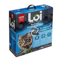 Loi Extra Active Carbon Bentonit Kedi Kumu Tozsuz Aktif Karbonlu 10LT