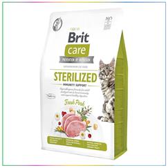 Brit Care Immunity Support Domuz Etli Tahılsız Kısırlaştırılmış Kedi Maması 2 Kg