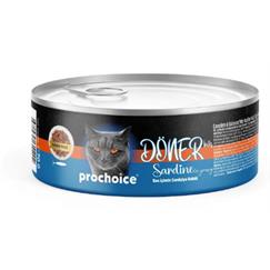 Prochoice Döner Bites Yetişkin Kedi Sardalya Jel Konservesi 70g