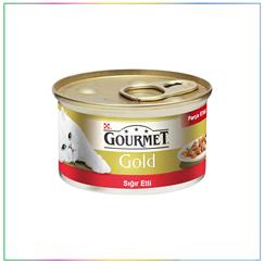 Gourmet Gold Parça Etli ve Soslu Sığır Etli Kedi Konservesi 85 Gr