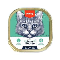 Wanpy Kedi Ton Balıklı Alutray Yaş Mama 40gr