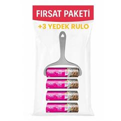 Hobi Tüy Toplama Rulosu 16 cm (Large Boy) – 60 Yaprak 3 Yedekli