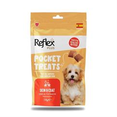 Reflex Plus Pocket Treats Deri ve Tüy Sağlığı İçin Köpek Ödül Maması 70 Gr