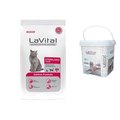 LAVİTAL SOMONLU STERİLİSED YETİŞKİN KEDİ MAMASI 1 KG