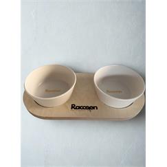 Raccoon Zeus 13 Cm Çift Tablalı Beyaz