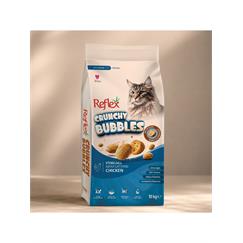 Reflex Crunchy Bubbles Kısırlaştırılmış Tavuklu Yetişkin Kedi Maması 10 kg