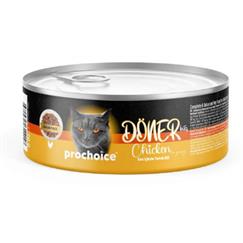 Prochoice Döner Bites Yetişkin Kedi Tavuklu Jel Konservesi 70g