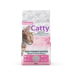 Catty Bebek Pudrası Kokulu Kedi Kumu 10 Lt