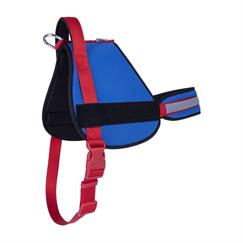 Doggie Kontrol Köpek Göğüs Tasması XL 70-85cm Kırmızı-Mavi