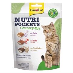 Gimcat Nutri Pockets Country Mix Multivitaminli Kedi Ödül Maması