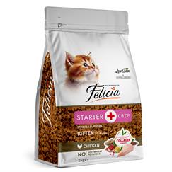 Felicia Kolajenli Tavuklu Az Tahıllı Yavru Kedi Maması HypoAllergenic Kedi Maması 1KG