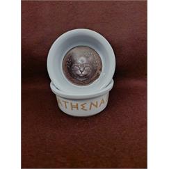 Raccoon Olimpos Serisi Athena Seramik Mama Ve Su Kabı 300ml