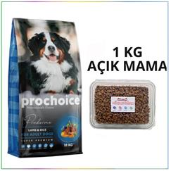ProChoice Proderma HypoAllergenic Kuzu Etli Yetişkin Köpek Maması Açık 1 Kg