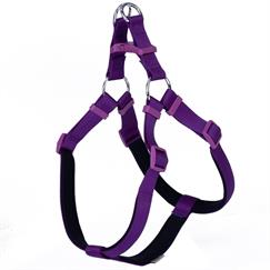 Doggie Ronin Dokuma Köpek Göğüs Tasması M 45-55cm Pembe