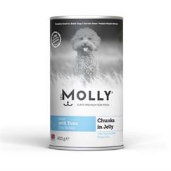Molly Jöle İçinde Parça Ton Balıklı Köpek Konservesi 400 Gr