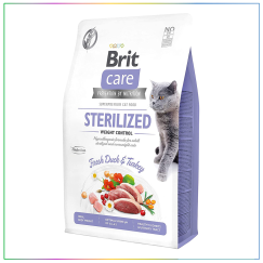 Brit Care Weight Control Sterilised Ördek & Hindi Tahılsız Kısırlaştırılmış Kedi Maması 2 Kg