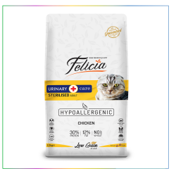 Felicia Az Tahıllı HypoAllergenic Tavuklu Kısırlaştırılmış 7+ Yetişkin Kedi Maması 12 Kg