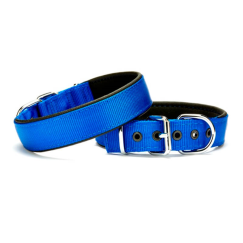 Doggie Comfort Sade Dokuma Boyun Tasması 2x35-40cm Mavi Medium