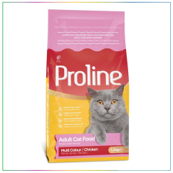 Proline Multicolour Tavuklu Yetişkin Kedi Maması 1.2 Kg