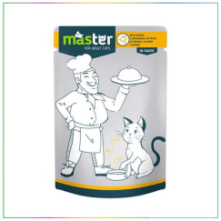 Master Tavuk Etli Pouch Yaş Yetişkin Kedi Maması 80 Gr