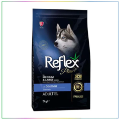 Reflex Plus Orta ve Büyük Irk Somonlu Yetişkin Köpek Maması 3 Kg