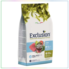 Exclusion Monoprotein Ton Balıklı ve Narlı Düşük Tahıllı Küçük Irk Yavru Köpek Maması 2 Kg