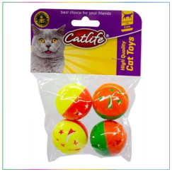 Catlife Zilli Kedi Oyuncağı 4'lü Paket
